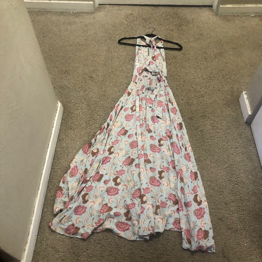 Jaase brand maxi dress, likely in a bohemian floral print such as the 'Alohi' pr - Picture 7 of 11